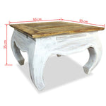 Side Table Solid Reclaimed Wood