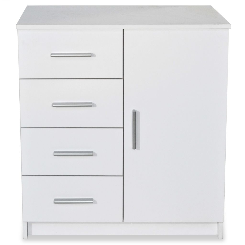 Sideboard Chipboard 79x35x88 cm White