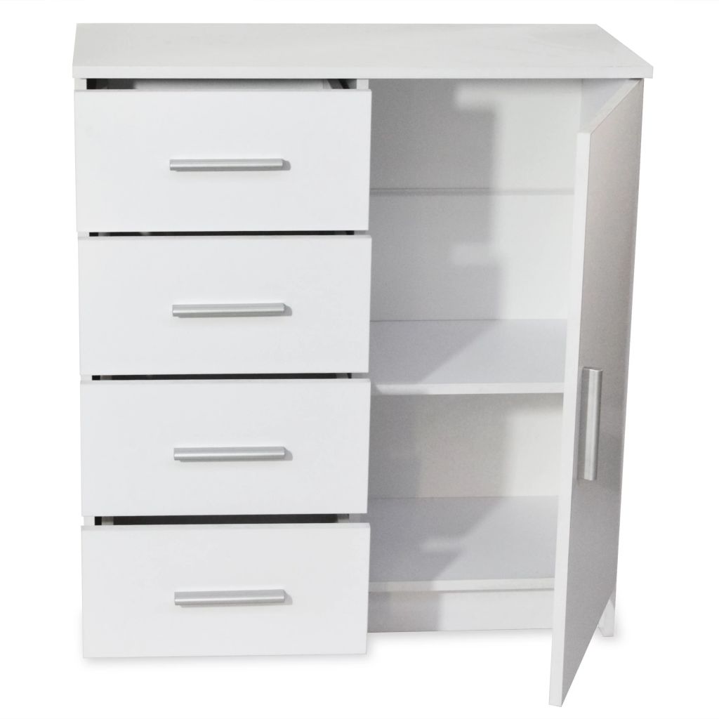 Sideboard Chipboard 79x35x88 cm White