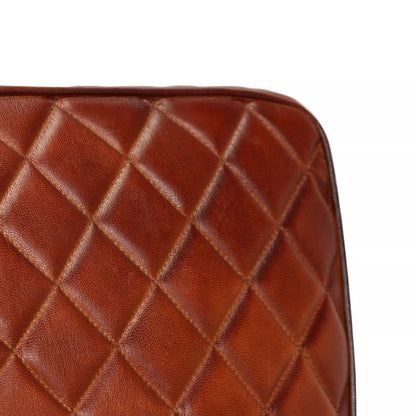 Armchair Dark Brown Genuine Leather