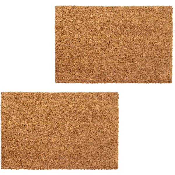  Doormats 2 pcs 24 mm (Coir Natural)