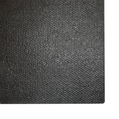 Doormat Coir 24 mm 100x100 cm Black
