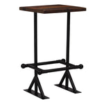 Bar Table Solid Durable Reclaimed Wood Brown