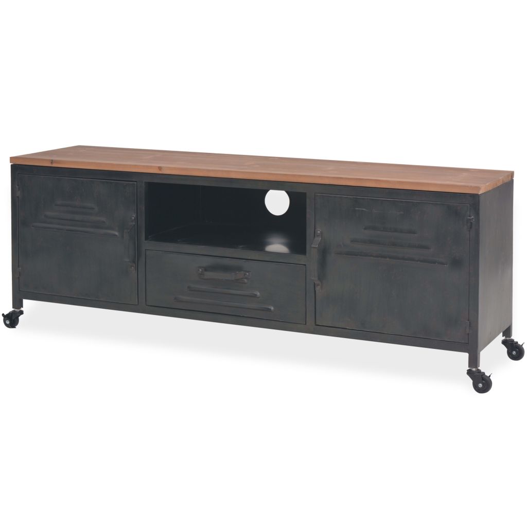 Tv Cabinet 120X30X43 Cm Black