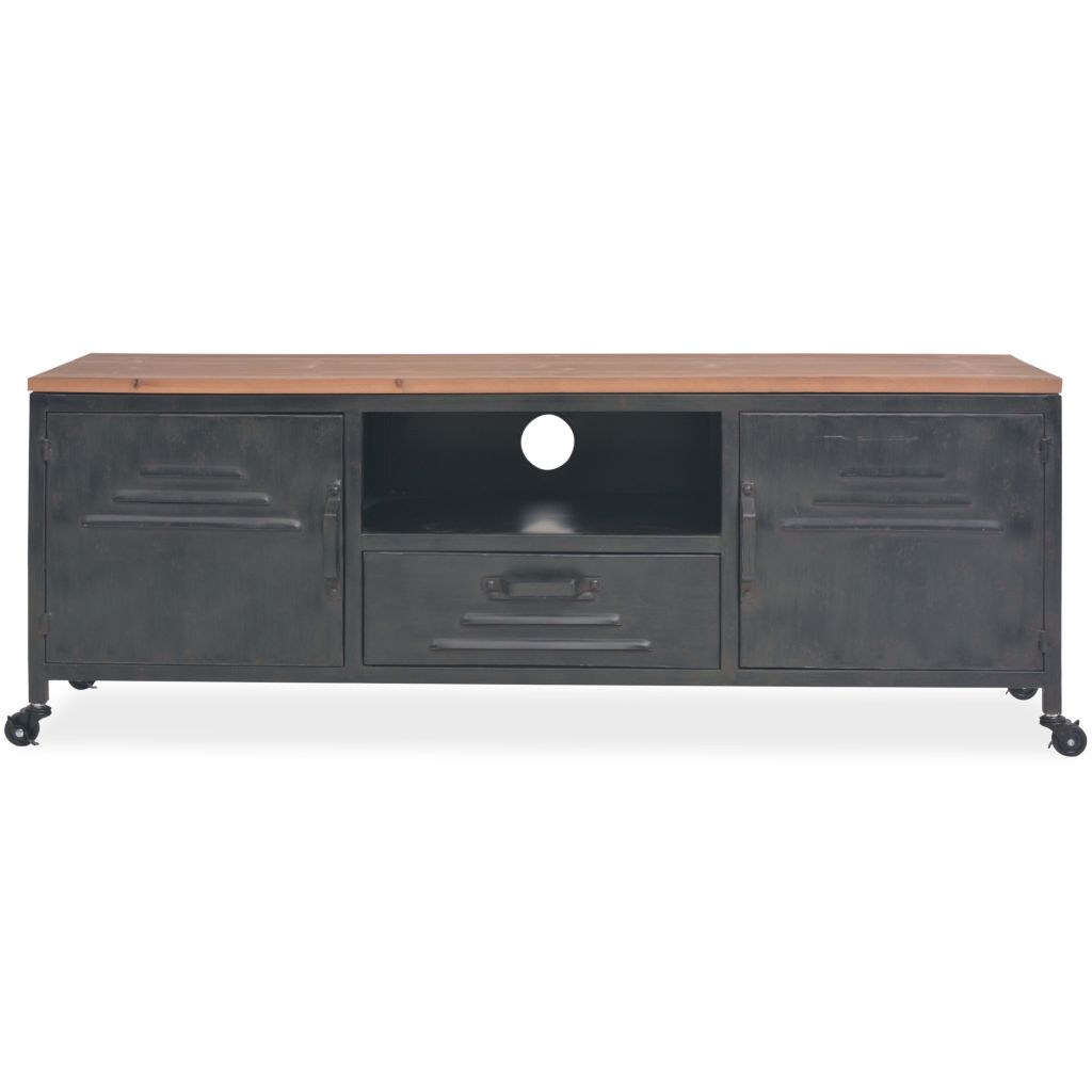 Tv Cabinet 120X30X43 Cm Black