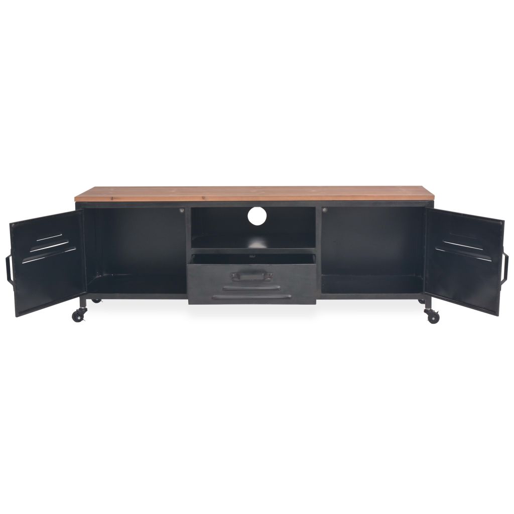 Tv Cabinet 120X30X43 Cm Black