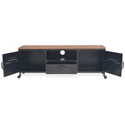 Tv Cabinet 120X30X43 Cm Black