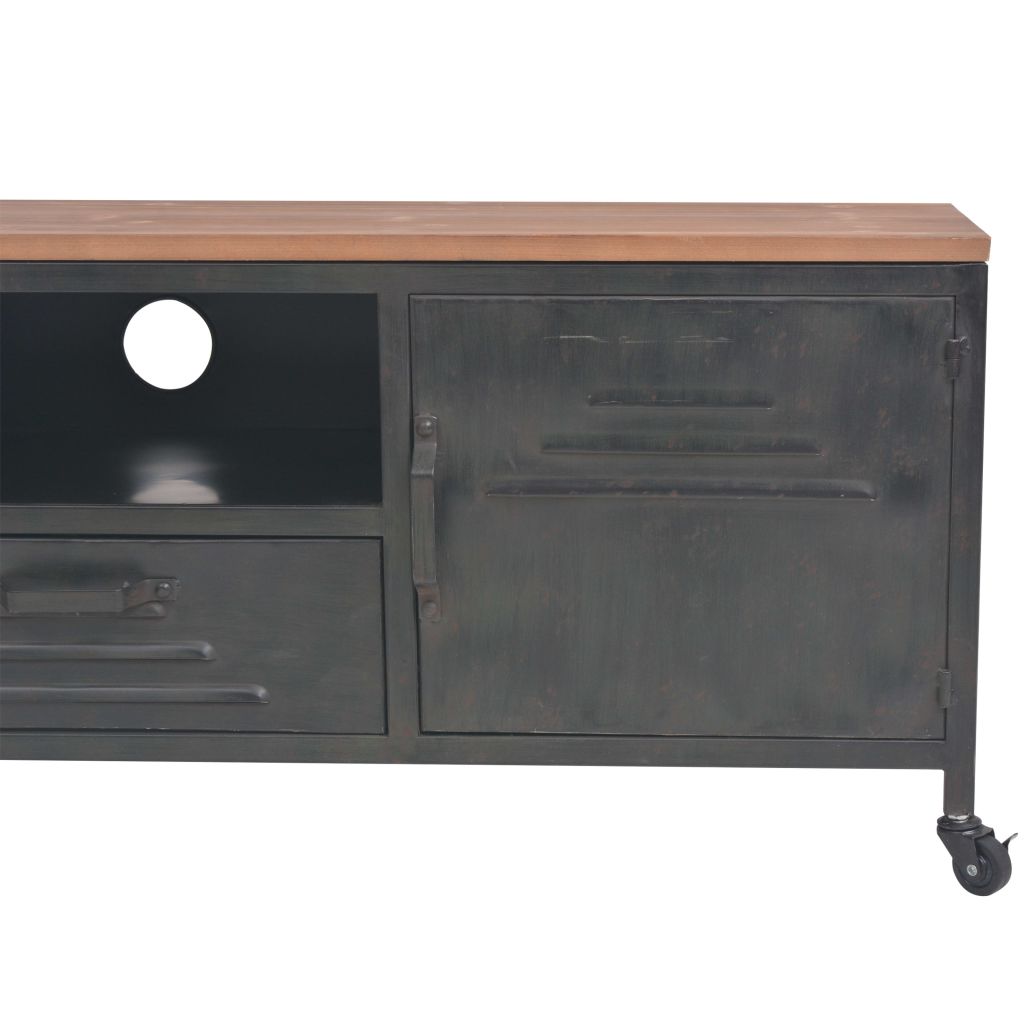 Tv Cabinet 120X30X43 Cm Black