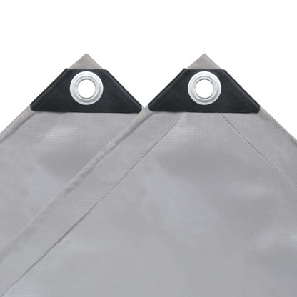 Tarpaulin 650 g/mÂ² 3x4 m Grey