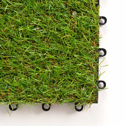 Artificial Grass Tiles 20 pcs 30x30 cm Green