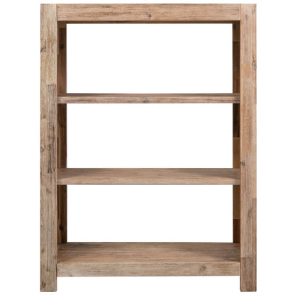3-Tier Bookcase 80x30x110 cm Solid Acacia Wood