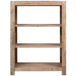 3-Tier Bookcase Solid Acacia Wood