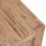 3-Tier Bookcase Solid Acacia Wood