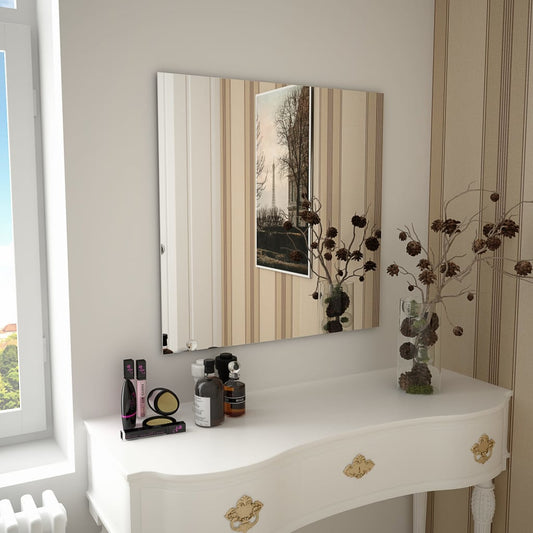 Wall Mirror 70x70 cm Square Glass