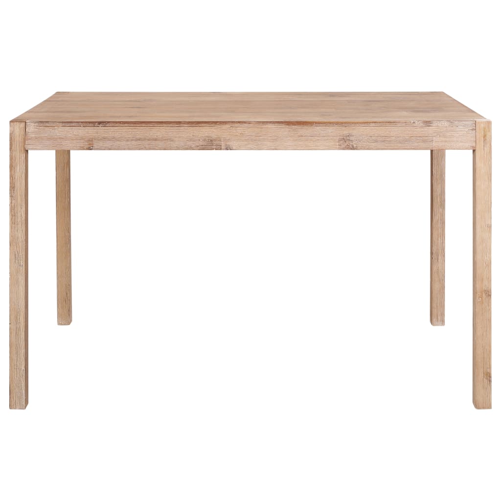5 Piece Dining Set Solid Acacia Wood