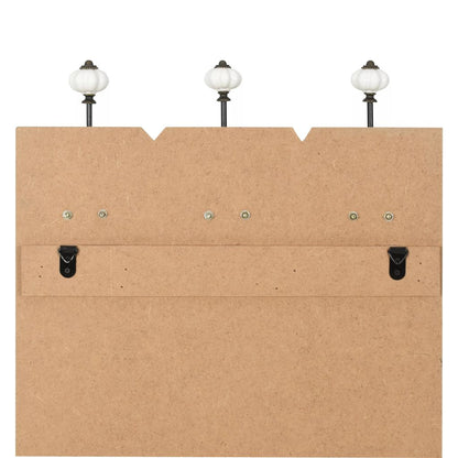 Wall-mounted Coat Rack with 6 Hooks 120x40 cm LIVE LIFE