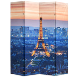 Folding Room Divider 160x180 cm Paris by Night
