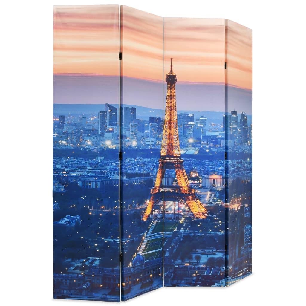 Folding Room Divider 160x180 cm Paris by Night