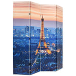 Folding Room Divider  Paris by Night