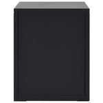 Filing Cabinet with 5 Drawers Metal Black