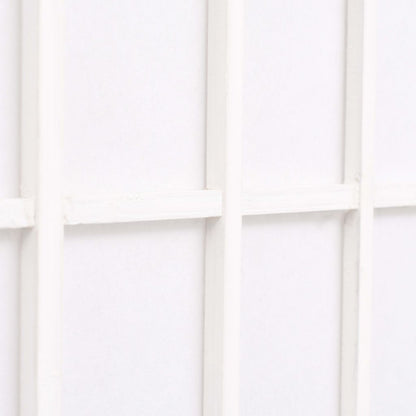Folding 3-Panel Room Divider Japanese Style 120x170 cm White