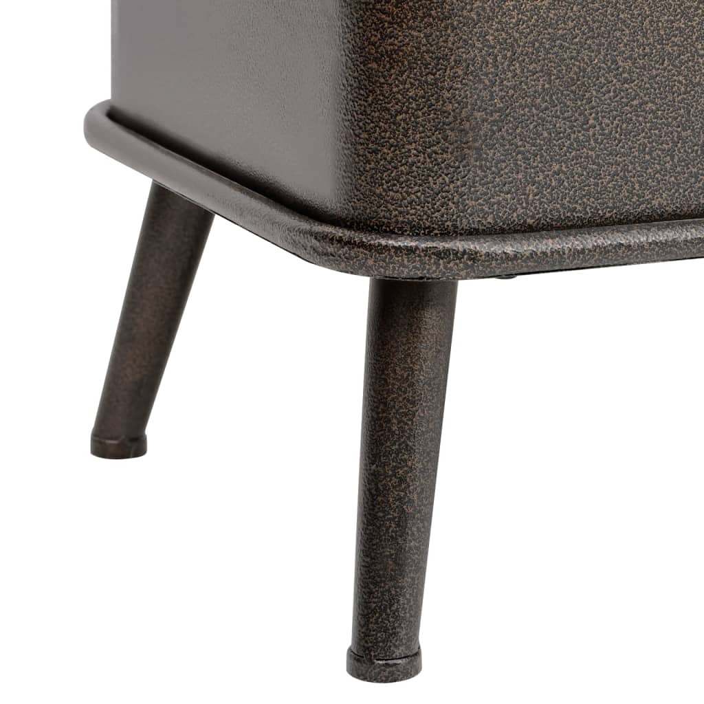 Storage Bench with Backrest Artificial Leather 120x52x75 cm
