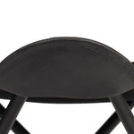 Butterfly Stool Black Real Leather