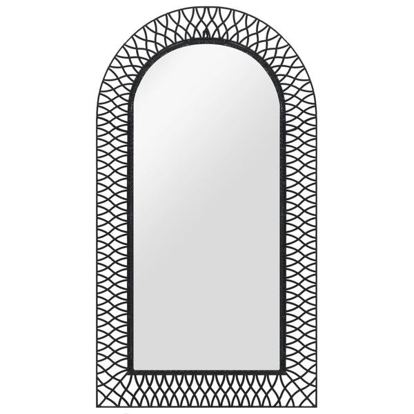  Wall Mirror Arched Black