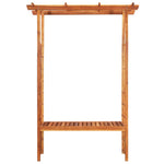 Garden Pergola with Bench Solid Acacia Wood