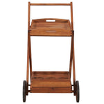 Tea Trolley Solid Acacia Wood