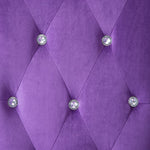 Dining Chairs 2 pcs Purple Velvet