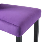 Dining Chairs 2 pcs Purple Velvet