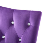 Dining Chairs 2 pcs Purple Velvet