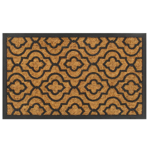  Doormat Coir and Rubber 45x75 cm