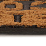 Doormat Coir & Rubber Half-round