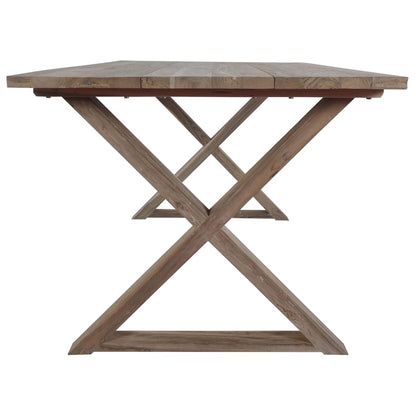 Garden Table 180x90x76 cm Solid Reclaimed Teak Wood