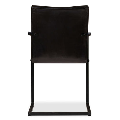 Dining Chairs 6 pcs Anthracite Real Leather