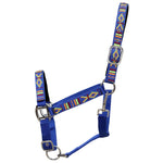 Head Collars 2 pcs for Horse Nylon Size Full Blue