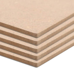 10 pcs MDF Sheets Square 60x60 cm 2.5 mm