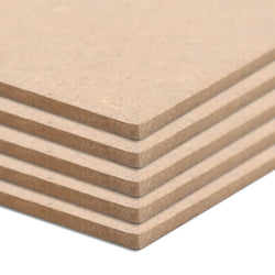4 pcs MDF Sheets Square 60x60 cm 12 mm