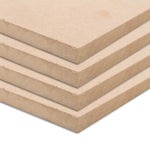4 pcs MDF Sheets Rectangular