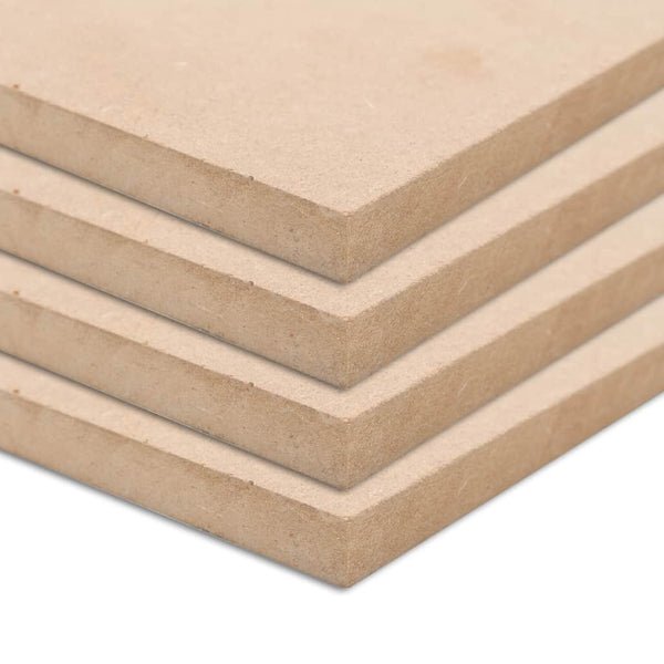  4 pcs MDF Sheets Rectangular