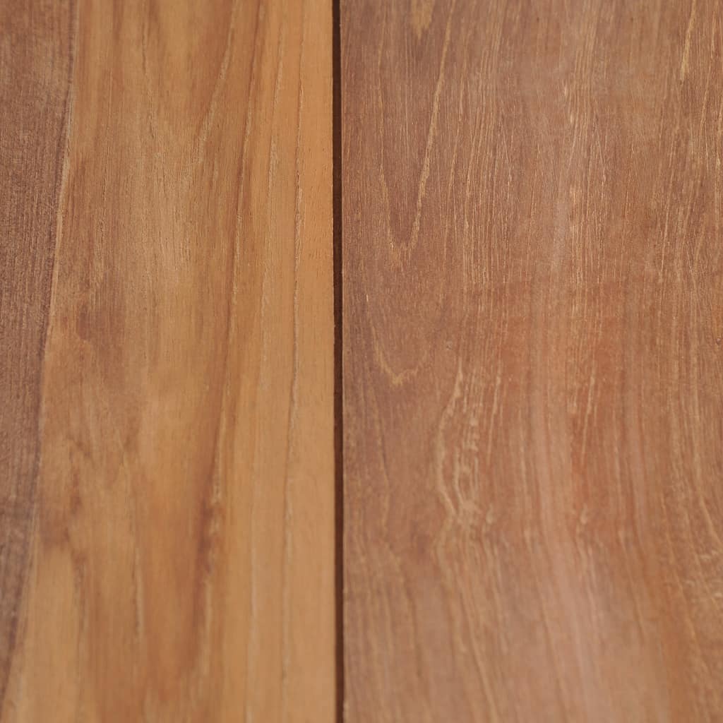Dining Table Solid Teak Wood with Natural Finish 140x70x76 cm