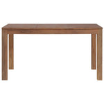 Dining Table Solid Teak Wood with Natural Finish