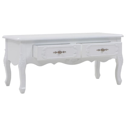 Coffee Table 100x50x46 cm White