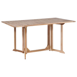 Folding Butterfly Garden Table 150x90x75 cm Solid Teak Wood