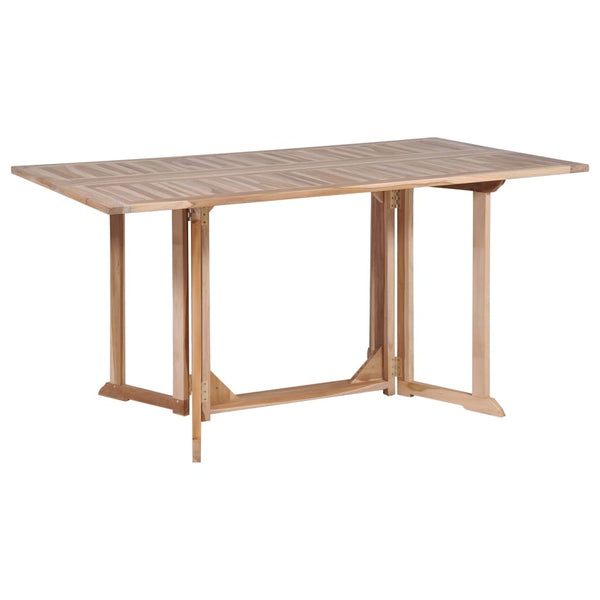  Folding Butterfly Garden Table  Solid Teak Wood