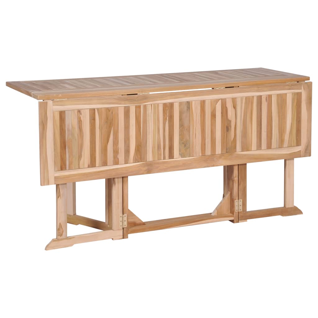 Folding Butterfly Garden Table 150x90x75 cm Solid Teak Wood