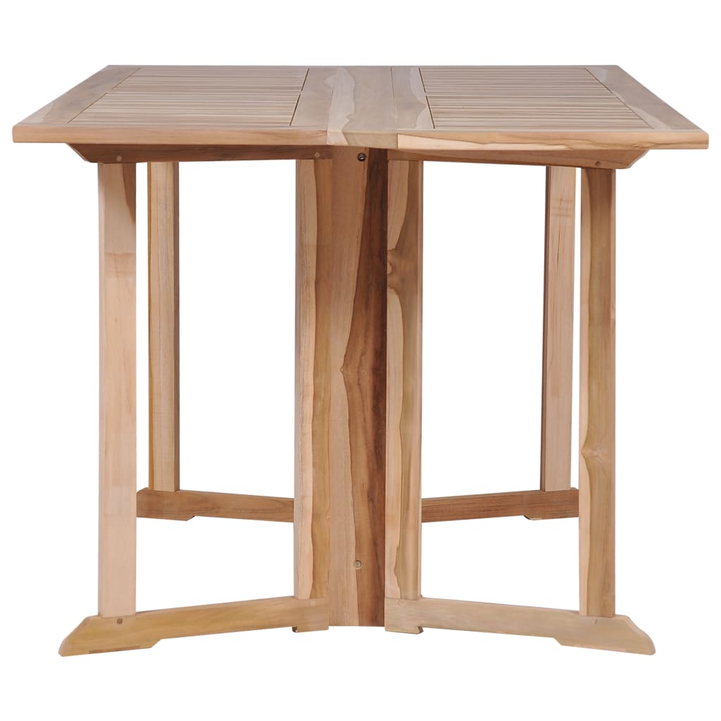 Folding Butterfly Garden Table 150x90x75 cm Solid Teak Wood
