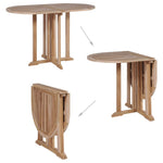 Folding Butterfly Garden Table Solid Teak Wood